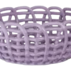 Keramieken mand lila 23x23x10,3cm