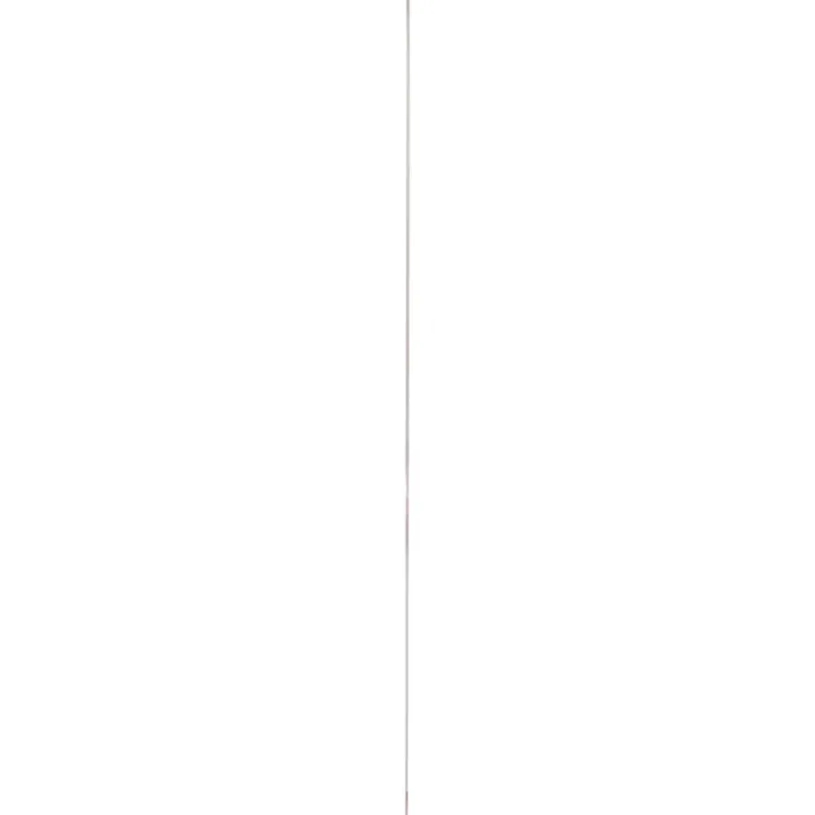 Geen Keukenplintprofiel kunststof 9.5x20mm transparant lengte 260cm Clearance