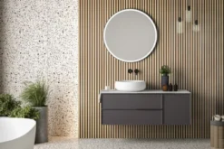 Geen Kleurstaal lattenwand badkamer licht eiken 30x20 cm Online