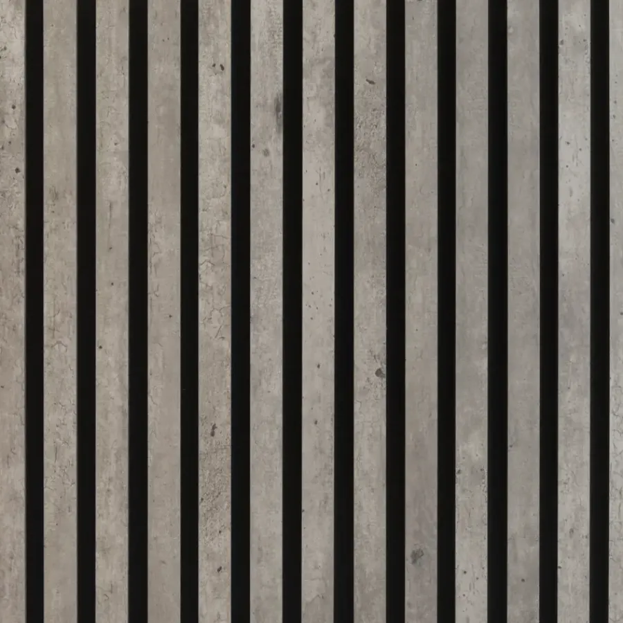 Silentlines Kleurstaal lattenwand beton 20 x 30 cm New