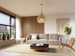 CanDo Kleurstaal lattenwand Decowall Advanced brons eiken 25x30cm Hot