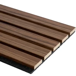 CanDo Kleurstaal lattenwand Decowall Advanced walnoot 25x30cm Online