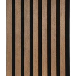 CanDo Kleurstaal lattenwand Decowall Acoustic rustiek eiken 25x30cm Clearance