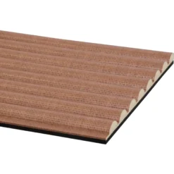 CanDo Kleurstaal lattenwand Decowall Acoustic Curve terra 25x30cm Sale