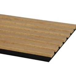 CanDo Kleurstaal lattenwand Decowall Acoustic brons eiken 25x30cm Outlet