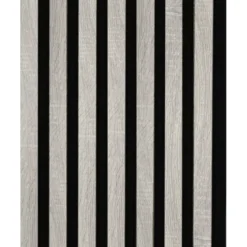 CanDo Kleurstaal lattenwand Decowall Acoustic grijs eiken 25x30 cm Sale