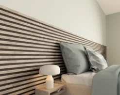 CanDo Kleurstaal lattenwand Decowall Acoustic grijs eiken 25x30 cm Sale