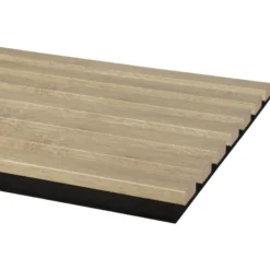 CanDo Kleurstaal lattenwand Decowall Acoustic vergrijsd eiken 25x30cm Clearance
