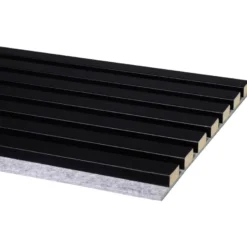 CanDo Kleurstaal lattenwand Decowall Acoustic zwart 25x30cm Clearance
