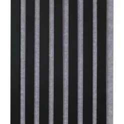 CanDo Kleurstaal lattenwand Decowall Acoustic zwart 25x30cm Clearance