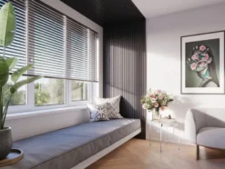 CanDo Kleurstaal lattenwand Decowall Acoustic zwart 25x30cm Clearance