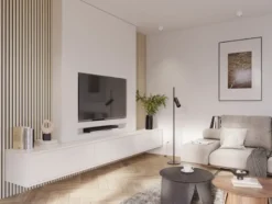 CanDo Kleurstaal lattenwand Decowall Acoustic eiken 25x30cm New