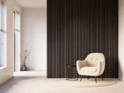 CanDo Kleurstaal lattenwand Decowall Acoustic Blend lava eiken 25x30cm Best