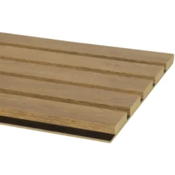 CanDo Kleurstaal lattenwand Decowall Essential brons eiken 25x30cm Discount