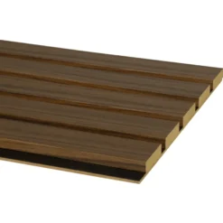 CanDo Kleurstaal lattenwand Decowall Essential walnoot 25x30cm Sale