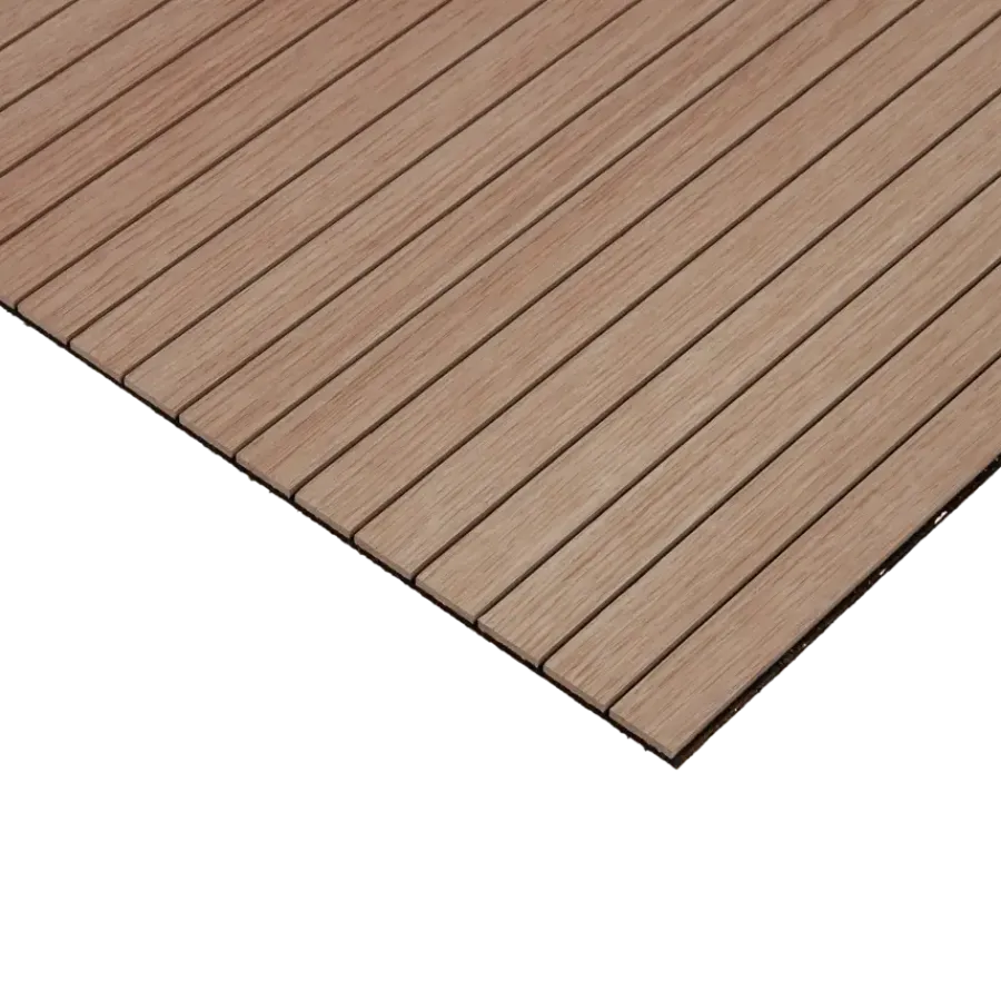 Silentlines Kleurstaal lattenwand flexibel walnoot 20x30 cm Online
