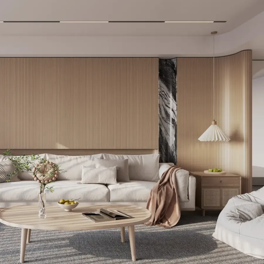 Silentlines Kleurstaal lattenwand flexibel walnoot 20x30 cm Online