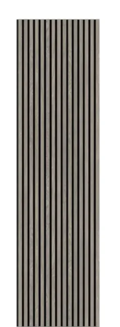 Silentlines Kleurstaal lattenwand grijs eiken 20x30 cm Online