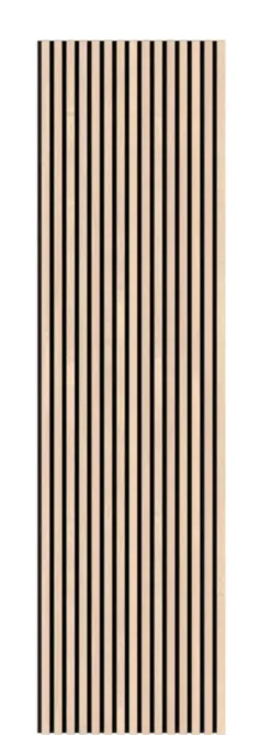 Silentlines Kleurstaal lattenwand licht eiken 20 x 30 cm Clearance