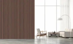 Silentlines Kleurstaal lattenwand walnoot 20 x 30 cm Clearance