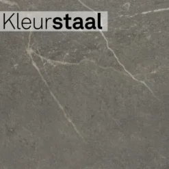 Kleurstaal Lundia click PVC Stoer Arne donkergrijs steenlook