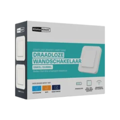 KlikAanKlikUit Draadloze enkelvoudige/dubbele wandschakelaar AWST-9000 Outlet