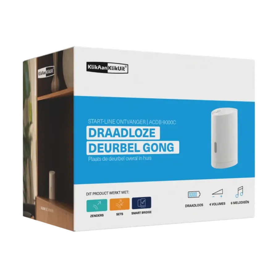 KlikAanKlikUit Mobiele draadloze deurbel ACDB-9000C Best