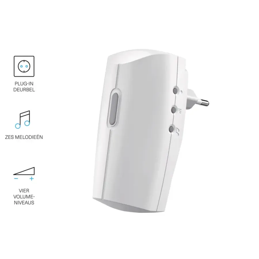 KlikAanKlikUit Plug-in draadloze deurbel ACDB-8000C Clearance