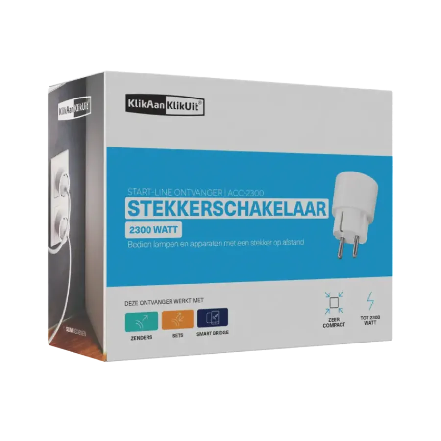 KlikAanKlikUit Stopcontact Schakelaar ACC-2300 Hot