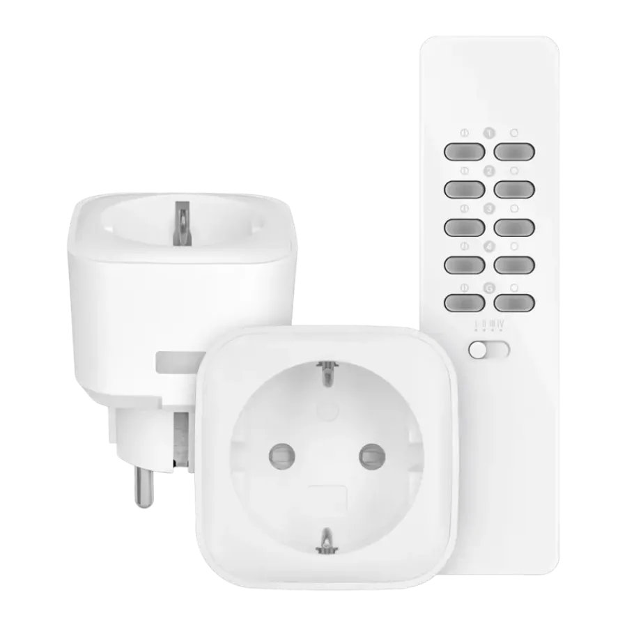 KlikAanKlikUit Stopcontactdimmer 2 stuks met Afstandsbediening ACC-250R Outlet