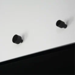Knop Rana zwart 25mm