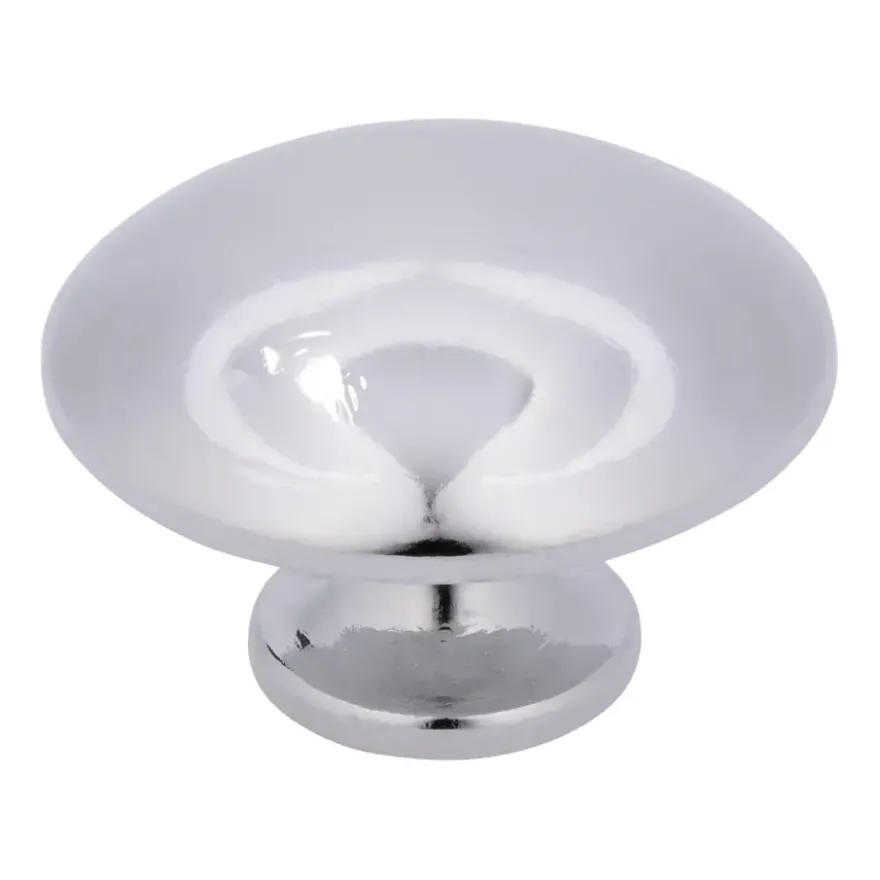Knop Sophia chroom glans 35mm