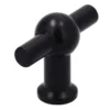 Knop Thea zwart 50mm