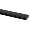 Geen Koplat recht grenen zwart gelakt 12x45mm 270cm Outlet