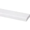 Geen Koplat schuin grenen wit gelakt 12x45mm 270cm