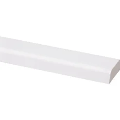 Geen Koplat schuin grenen wit gelakt 12x34mm 270cm Hot