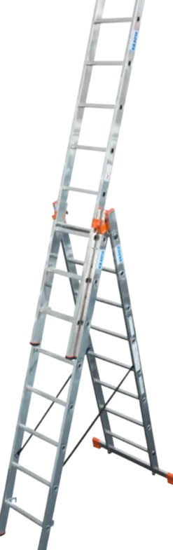 Krause Tribilo Schuifladder 3 x 10 treden Hot