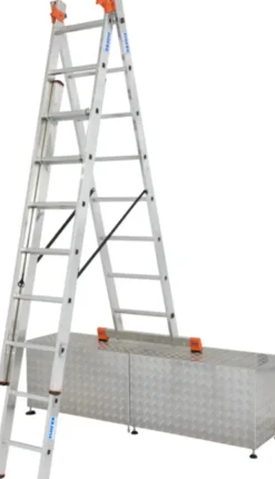 Krause Tribilo Schuifladder 3 x 12 treden Online