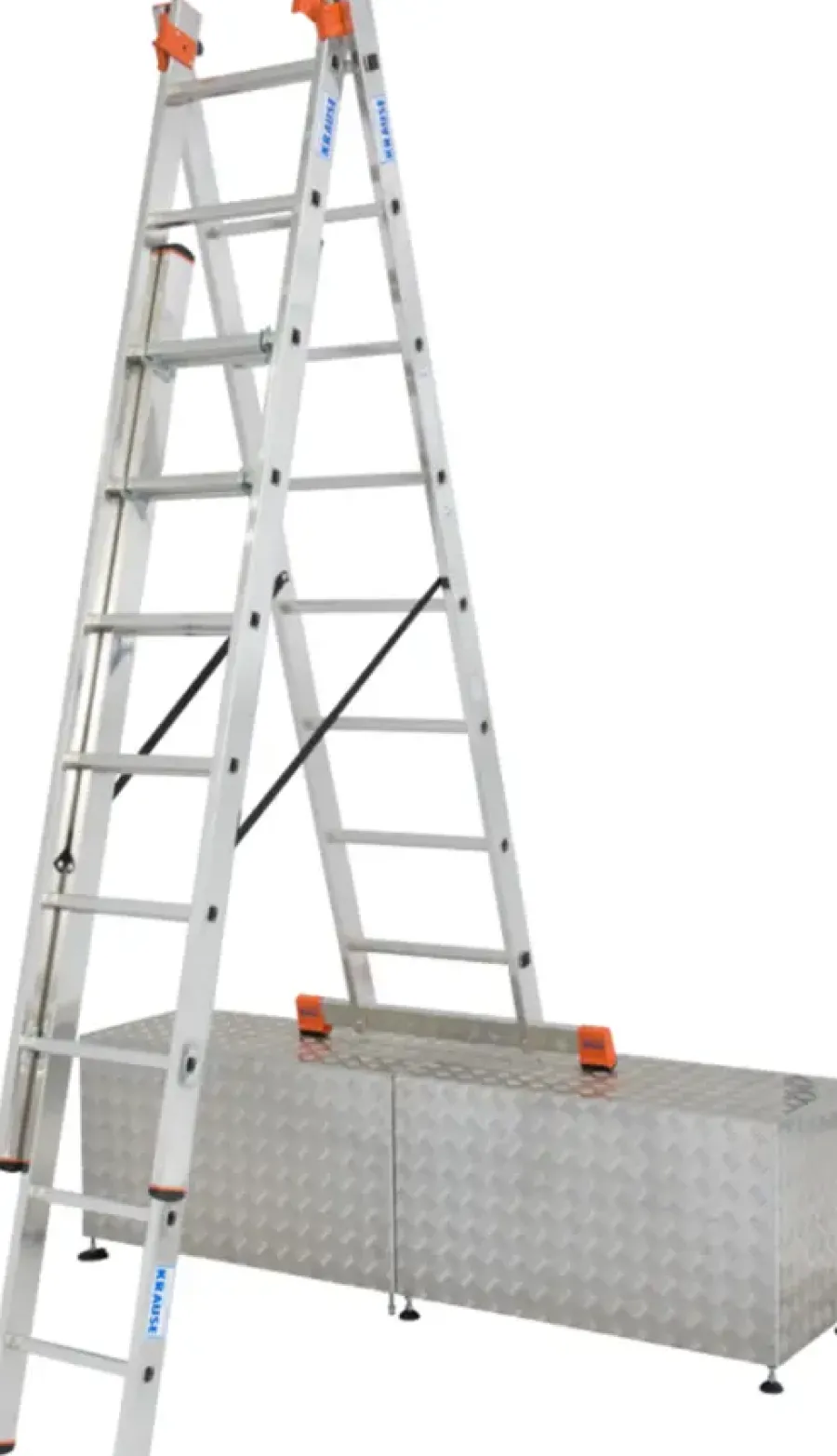 Krause Tribilo Schuifladder 3 x 12 treden Online