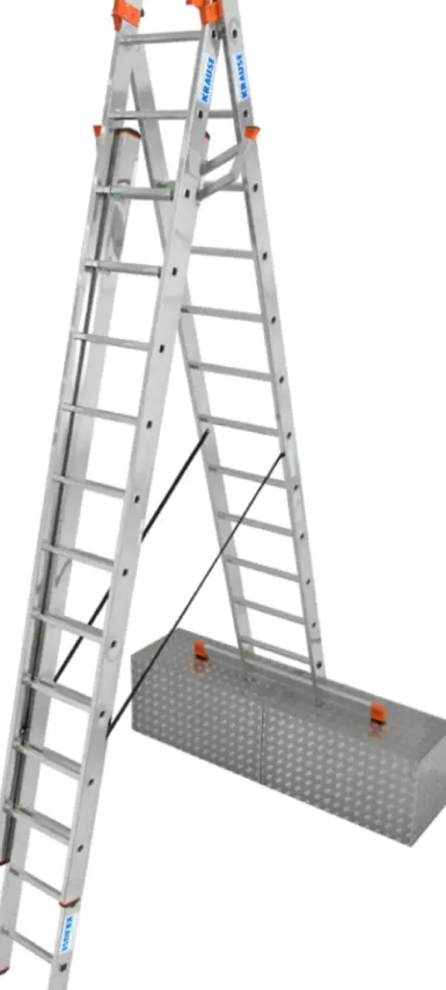 Krause Tribilo Schuifladder 3 x 12 treden Online