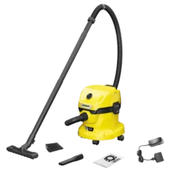 Kärcher 18V alleszuiger WD02 12L (incl. accu 2.0Ah + lader)