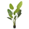 Kunstplant Strelitzia in pot groen - h150xd25cm