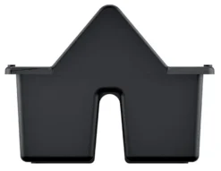 Geen Kunststof pluggenbak met aluminium beugel 40x22x17cm.