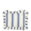 Kussen blauw - l35xb25xh10cm