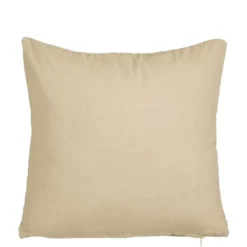 Kussen bloem beige - l45xb45xh10cm