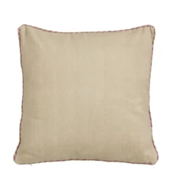 Kussen braided beige - l45xb45xh10cm