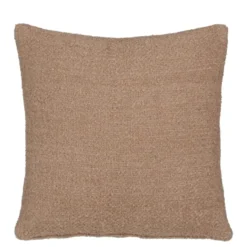 Kussen effen beige 45 x 45 cm
