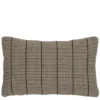 Kussen geribbeld taupe 55 x 35 cm