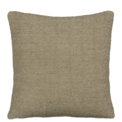 Kussen geweven structuur beige 45 x 45 cm