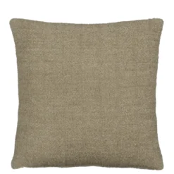 Kussen geweven structuur beige 45 x 45 cm